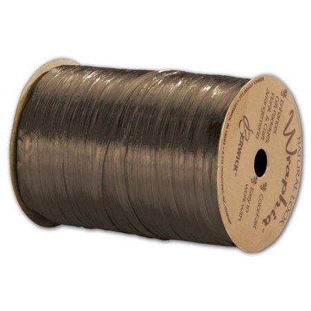 Raffia ¼"x100yd Pearl MilkChoc