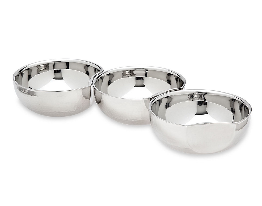 Hammered Connecting Bowls