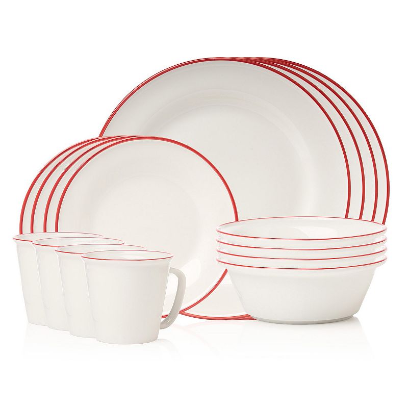 Bistro Red 16/4 Porcelain