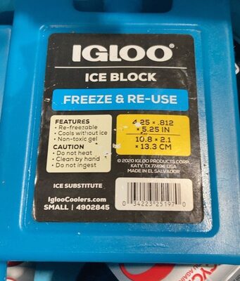 Ice Pack Slim 4x5x.5