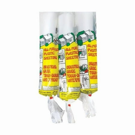 Plastic Sheeting 3ml 10' x 25'