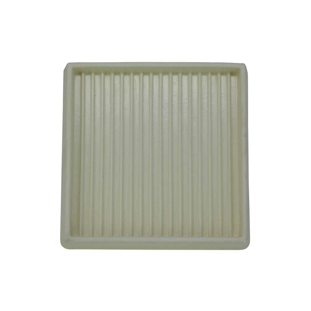 Rubber Caster Cup White 3" Squ