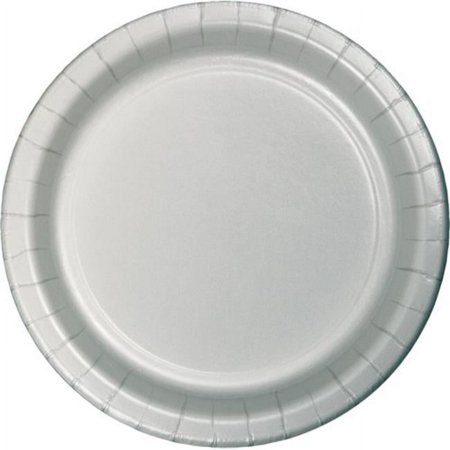 10.25" Paper Plate Silver 24ct