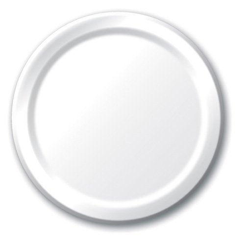9" Paper Plate White