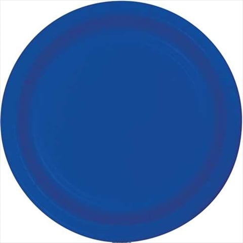 9" Paper Plate Cobalt Blue 24c