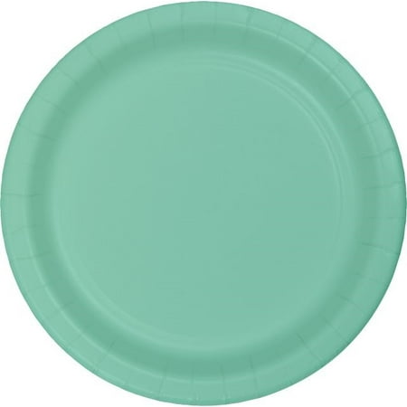 7" Paper Plate Fresh Mint 24ct