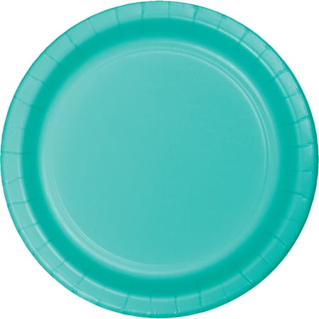 7" Paper Plate Teal Lagoon