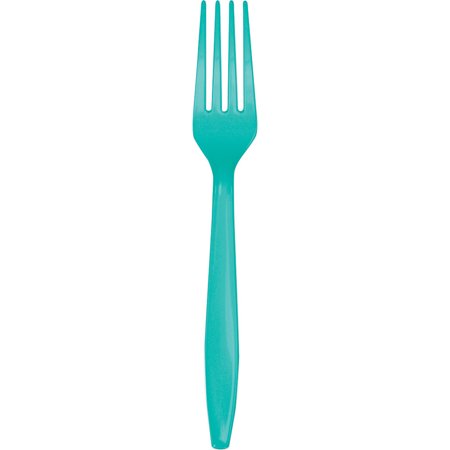Plastic Fork 24ct Teal Lagoon