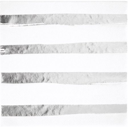 White+Foil silver LN 3ply 16c