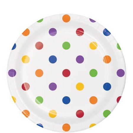 Dots & Stripes Multi 7" Plate