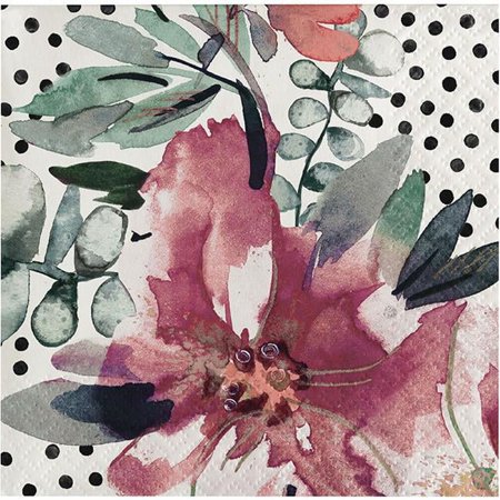 Floral collage BN 24ct