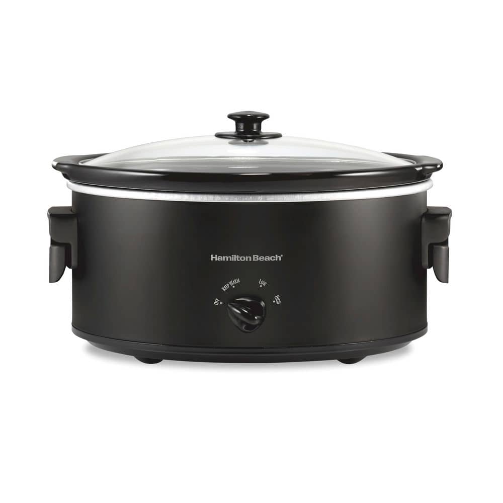 7qt Slow Cooker Black HB