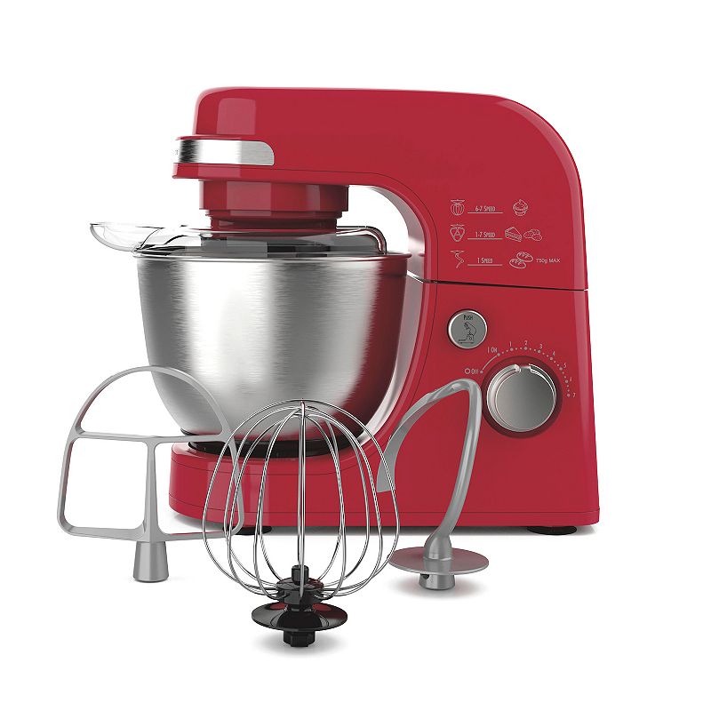 HB Stand Mixer SS 4qt 300w RED