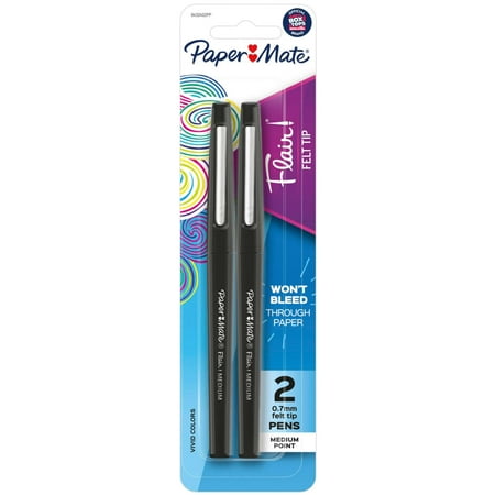 Flair Pen Black 2pk.