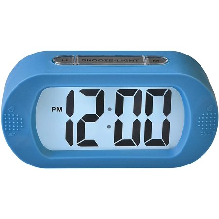 RCA Alarm Clock Battery Op BLU