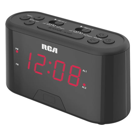 Digital Dual Alarm Clock RCA R