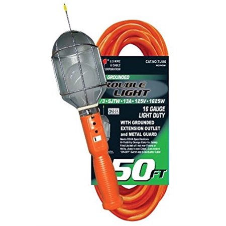 Trouble Light 50' 16/3 (75W)