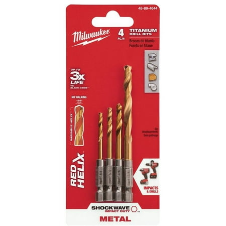 Drill Bit Set 4pc Milwaukee
