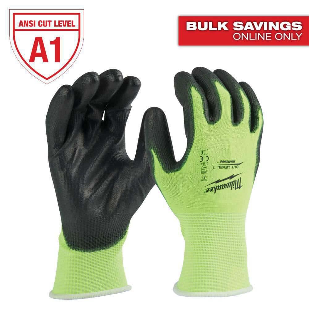 Work Gloves Cut-1 Milwk Ylw XL