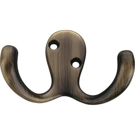Dual Robe Hook Antique BrassCD