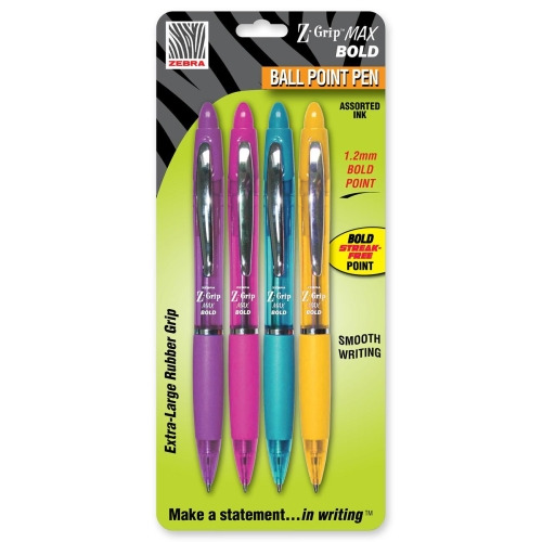 Zebra Z-Grip Max BOLD 1.2 5pk.