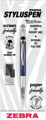 Zebra Telescopic Stylus Pen