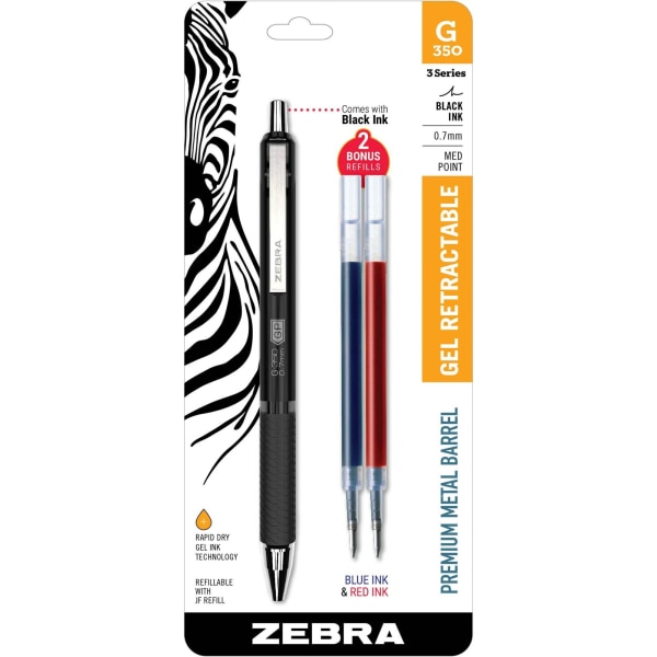 Zebra G-350 Gel Black wRefills