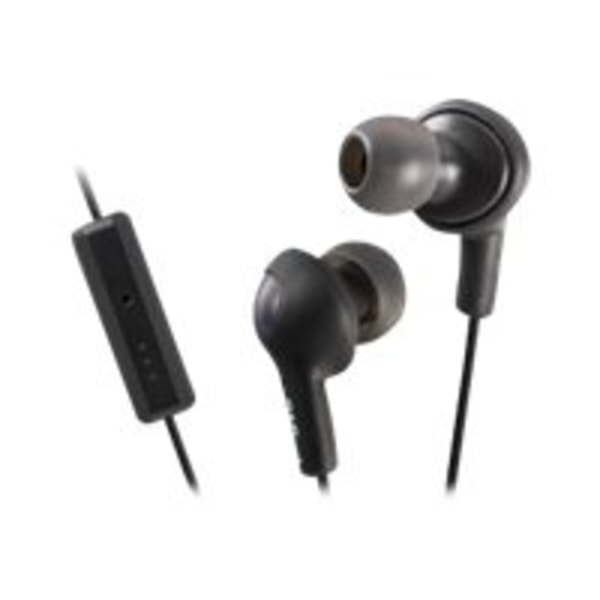 JVC HAFR6B Gumy EarBuds Black