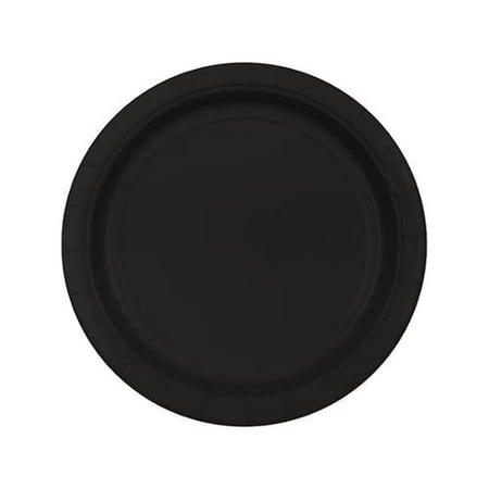 9" Paper Plate Black Velvet