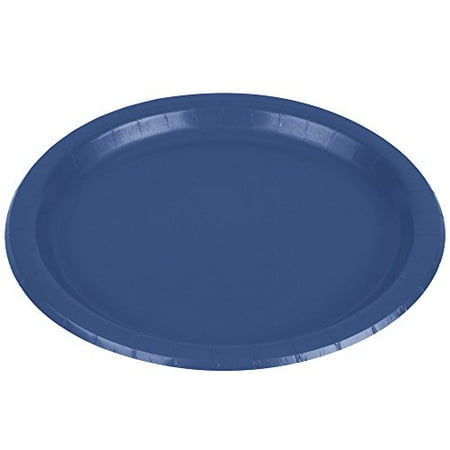 9" Paper Plate Navy