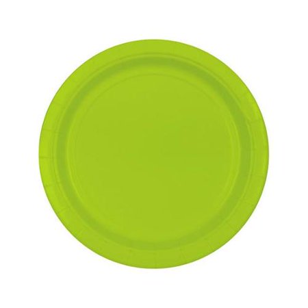 9" Paper Plate Fresh Lime
