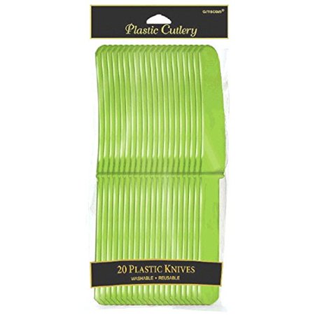 Plastic Knife 24ct Fresh lime