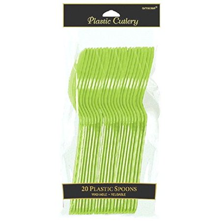 Plastic Spoon 24ct Fresh Lime