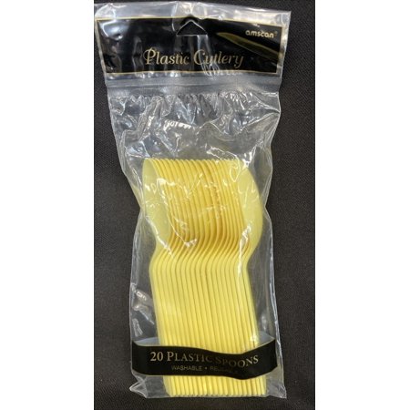 Plastic Spoon 24ct Mimosa