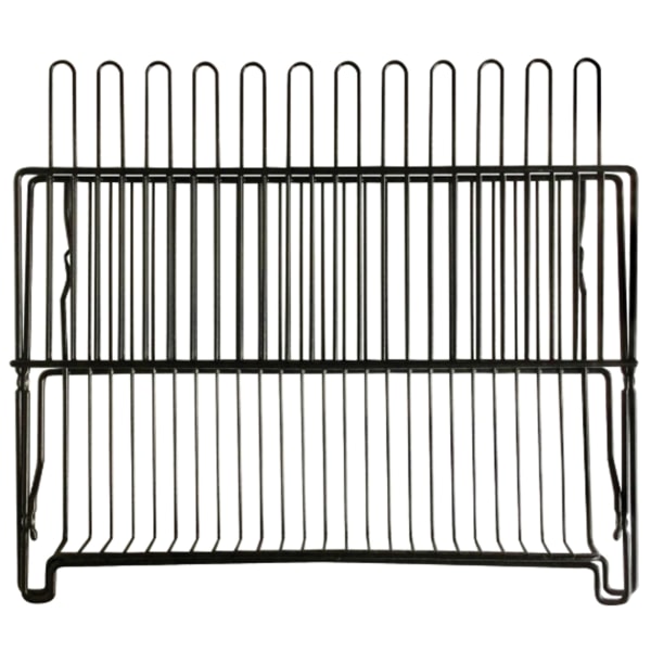 Folding Dish Rack Black BHW