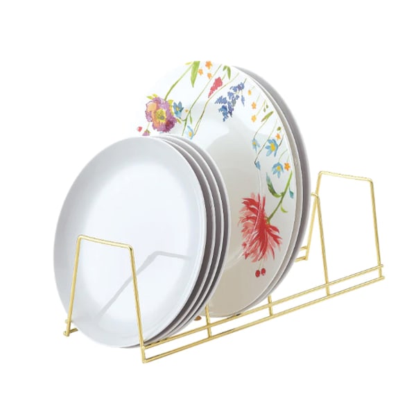 Plate Rack-4 Section-Brass