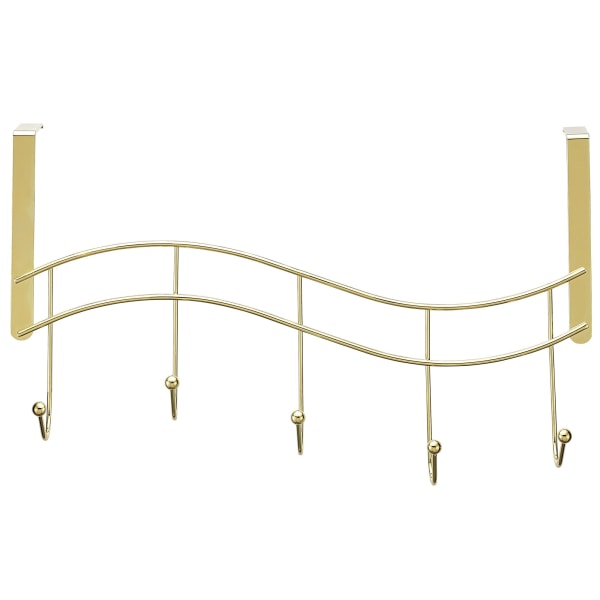 Over-the Door Hook Rack Brass