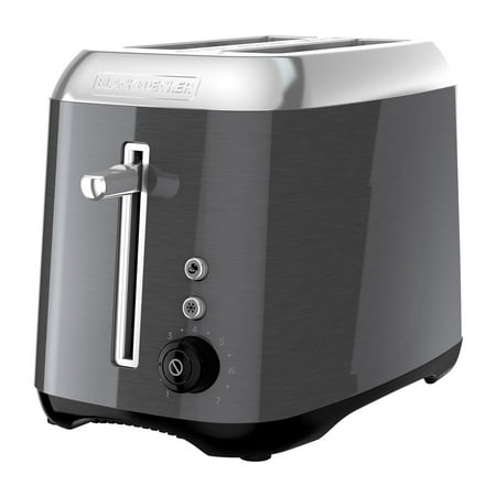 Toaster Extra Wide SS/GRY B&D