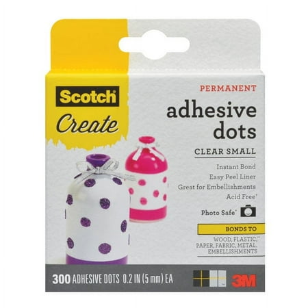 Glue Dots 5mm Perm Roll 300 3M
