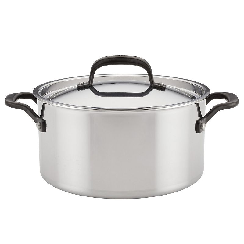 6qt Stockpot SS 5-ply KA