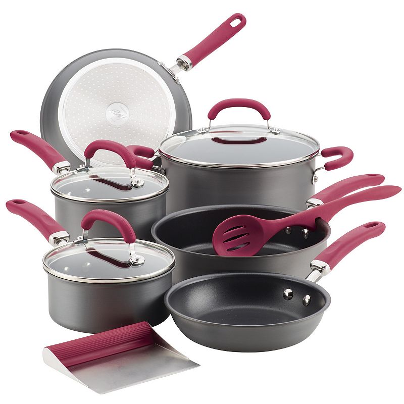 Rachael Ray Anodize11pc Burgun