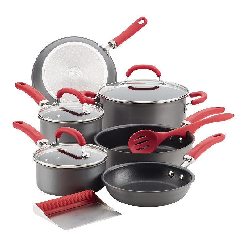 Rachael Ray Anodize11pc Red