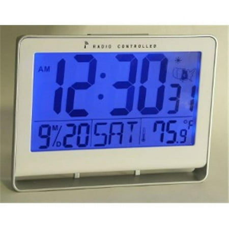 Atomic Clock Wall/Desk White