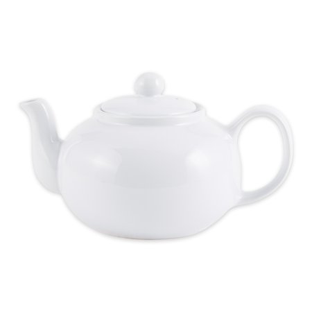 TeaPot 16oz White Stoneware