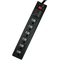 Power Strip 6 outlet 1k JLS BK
