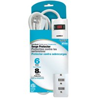 Power Strip 6 outlet 1k JLS WH
