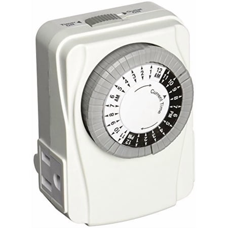 Timer 3-prong Twin PowerZone
