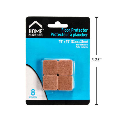 Felt Pads 7/8"x7/8" Beige 8ct