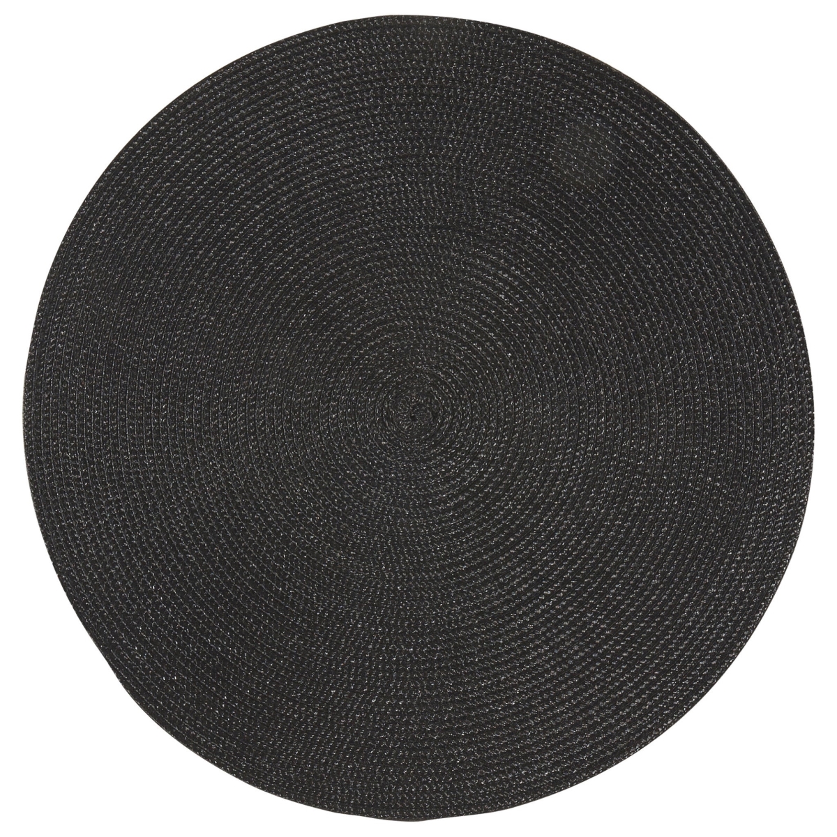 Placemat Round Disko Black ND