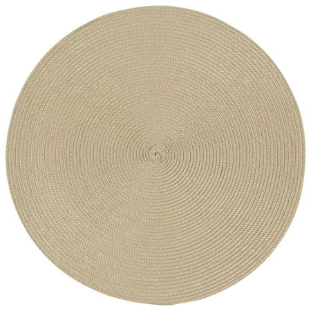 Placemat Round Disko LTaupe ND